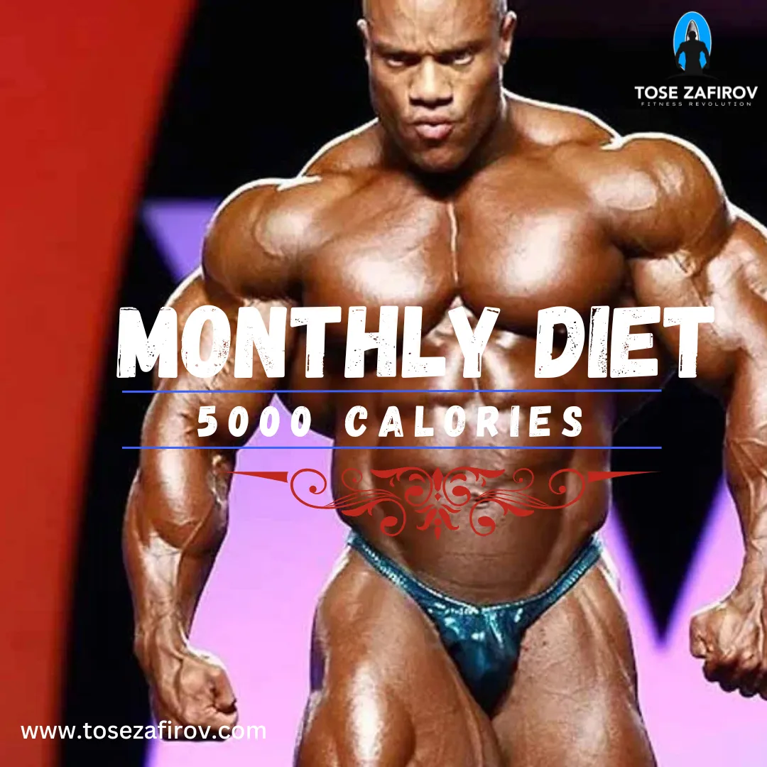 Monthly Diet - 5000 Calories